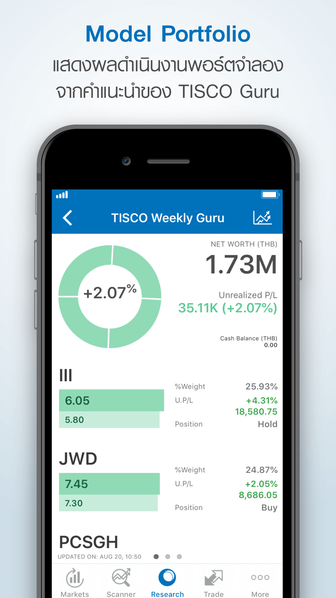 “TISCO Guru Plus” ตัวช่วยคัดหุ้นเด่นเน้นคุณภาพ 8 1541040600787 1