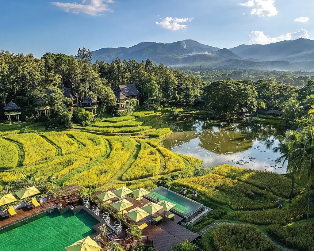 แอ่วเหนือไปพักใจใกล้ชิดธรรมชาติกลางหุบเขา Four Seasons Resort Chiang Mai 3 2 compress 56