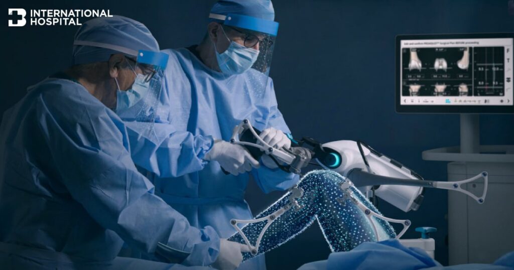 IHL VELYS เทคโนโลยีหุ่นยนต์ช่วยผ่าตัดข้อเข่าเทียมเฉพาะบุคคล